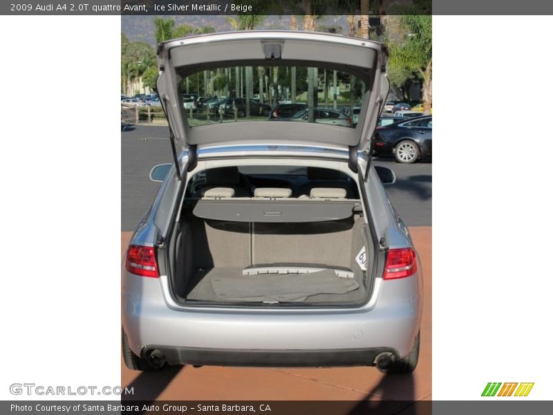 Ice Silver Metallic / Beige 2009 Audi A4 2.0T quattro Avant