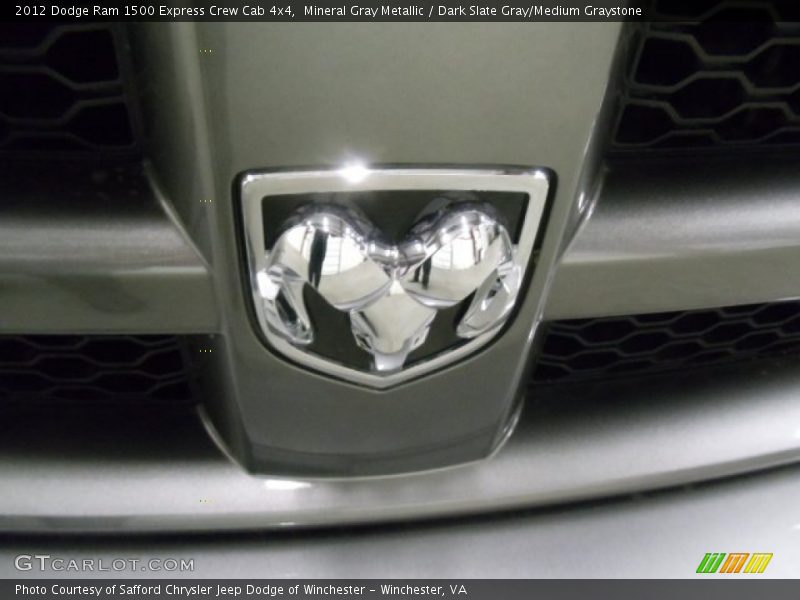 Mineral Gray Metallic / Dark Slate Gray/Medium Graystone 2012 Dodge Ram 1500 Express Crew Cab 4x4