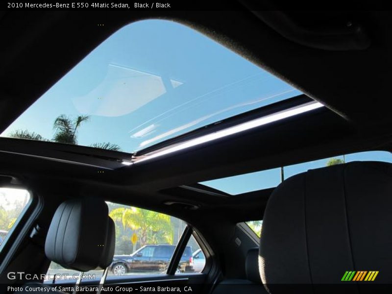 Black / Black 2010 Mercedes-Benz E 550 4Matic Sedan