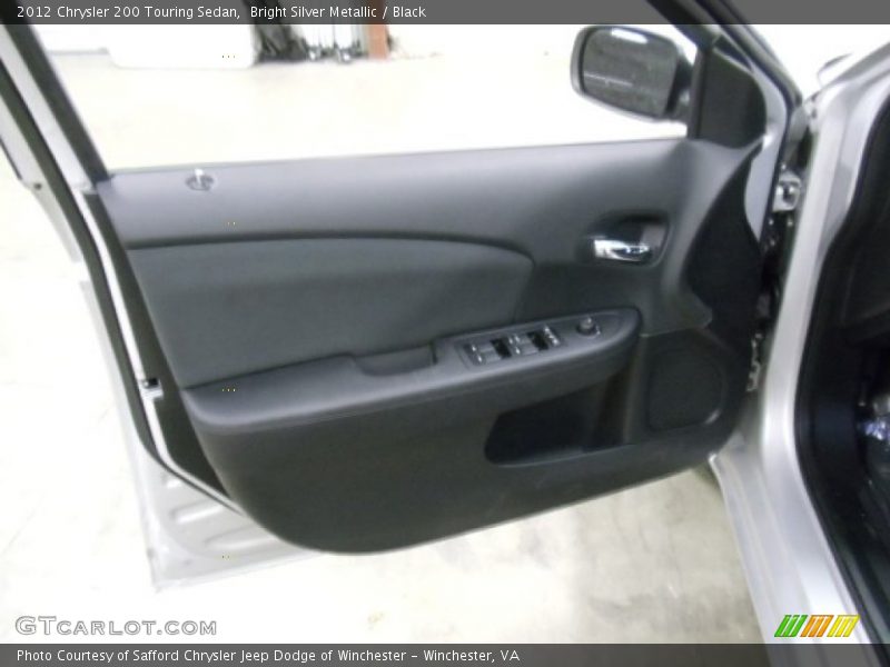 Bright Silver Metallic / Black 2012 Chrysler 200 Touring Sedan
