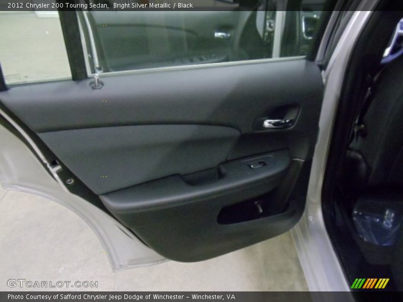 Bright Silver Metallic / Black 2012 Chrysler 200 Touring Sedan
