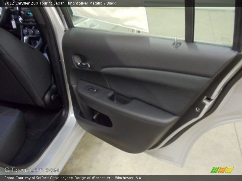 Bright Silver Metallic / Black 2012 Chrysler 200 Touring Sedan