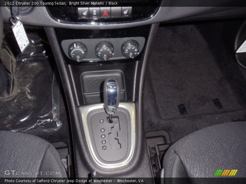 Bright Silver Metallic / Black 2012 Chrysler 200 Touring Sedan