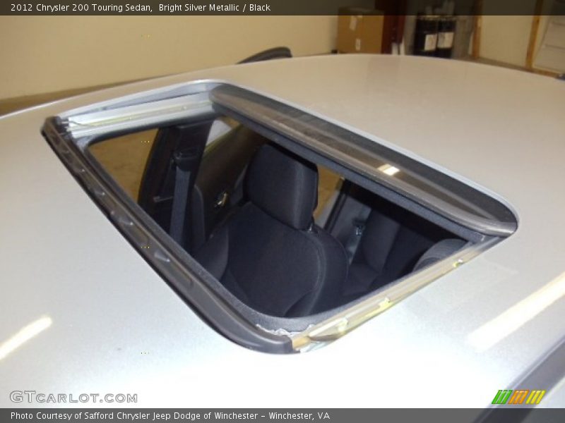 Bright Silver Metallic / Black 2012 Chrysler 200 Touring Sedan