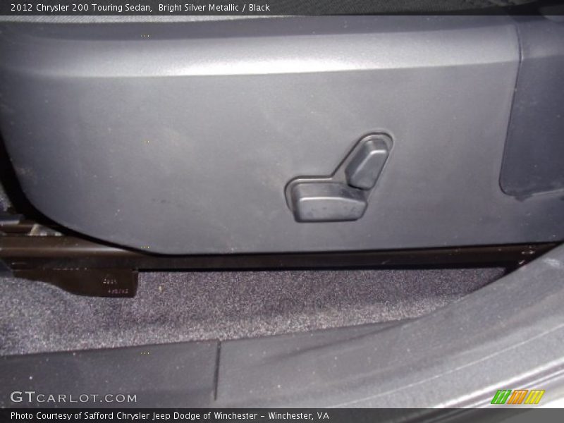 Bright Silver Metallic / Black 2012 Chrysler 200 Touring Sedan