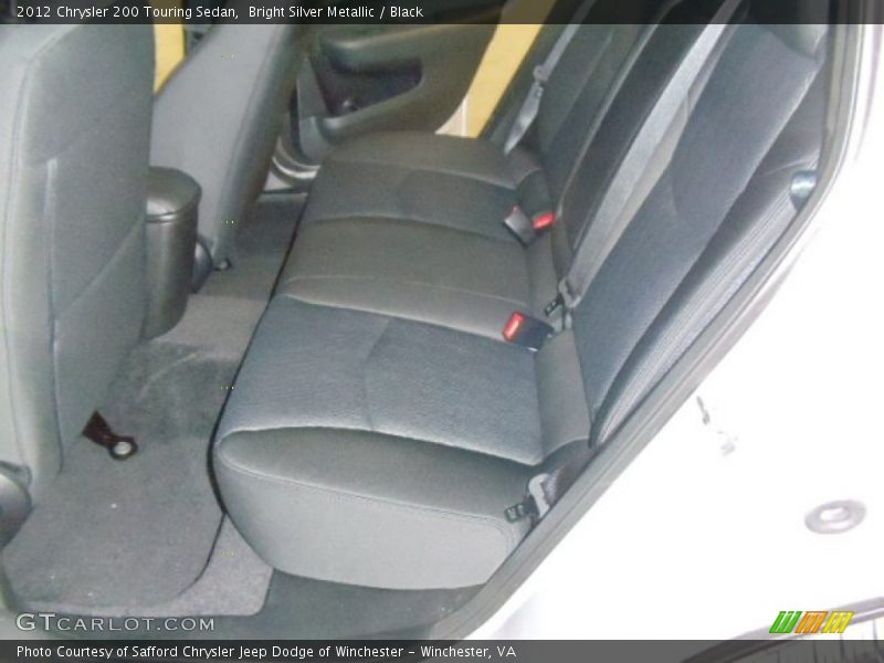 Bright Silver Metallic / Black 2012 Chrysler 200 Touring Sedan