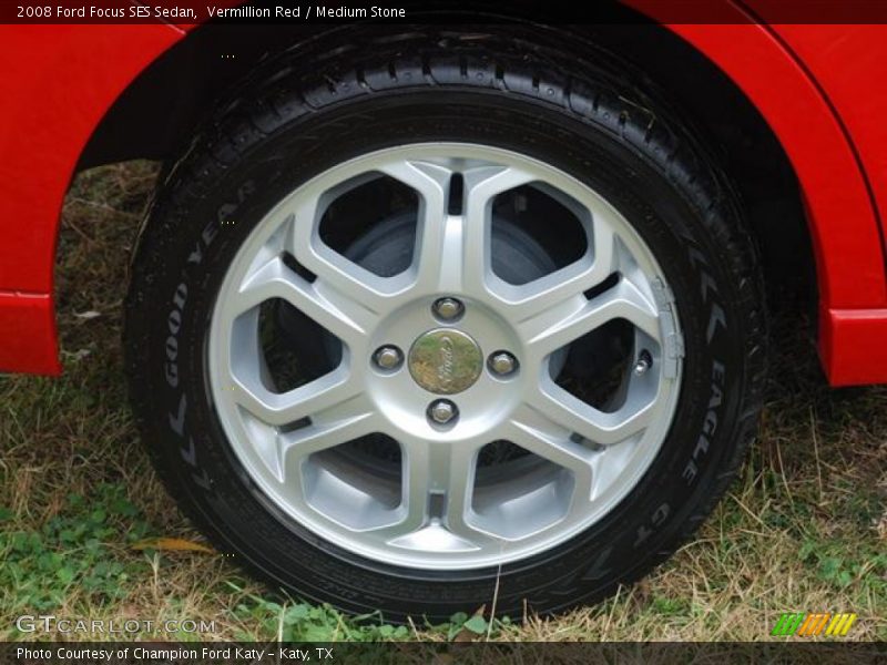 Vermillion Red / Medium Stone 2008 Ford Focus SES Sedan