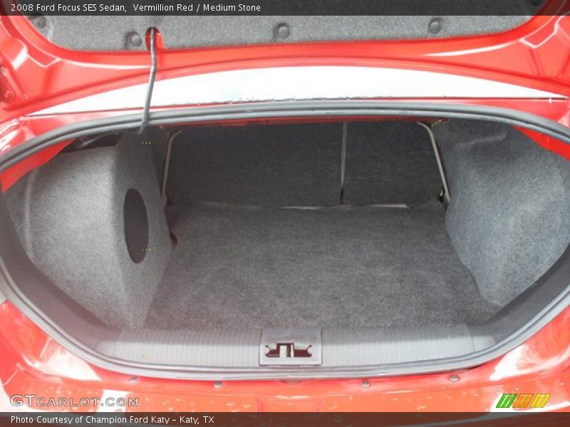 Vermillion Red / Medium Stone 2008 Ford Focus SES Sedan