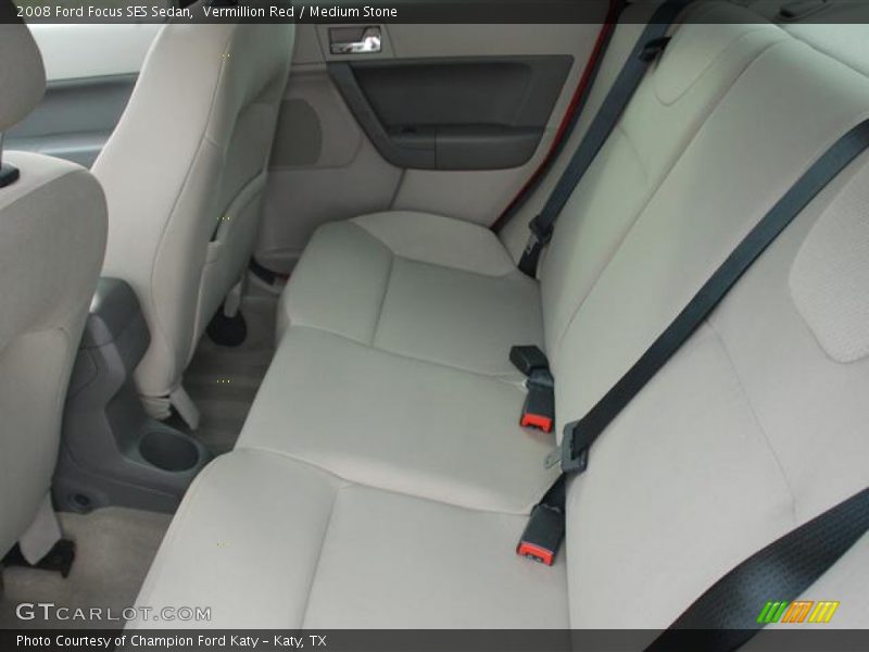 Vermillion Red / Medium Stone 2008 Ford Focus SES Sedan