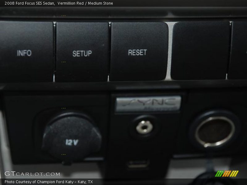Vermillion Red / Medium Stone 2008 Ford Focus SES Sedan