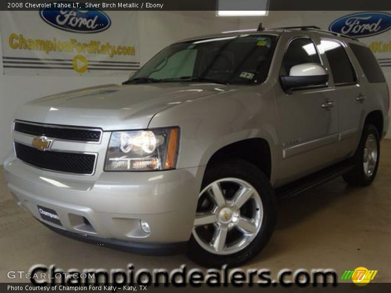 Silver Birch Metallic / Ebony 2008 Chevrolet Tahoe LT