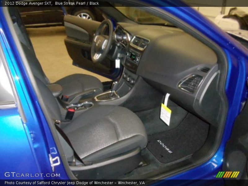 Blue Streak Pearl / Black 2012 Dodge Avenger SXT