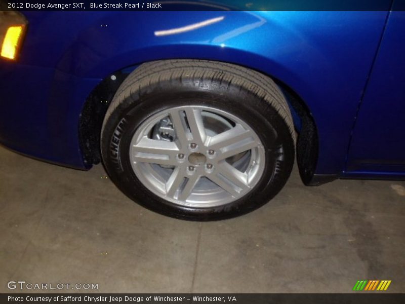Blue Streak Pearl / Black 2012 Dodge Avenger SXT