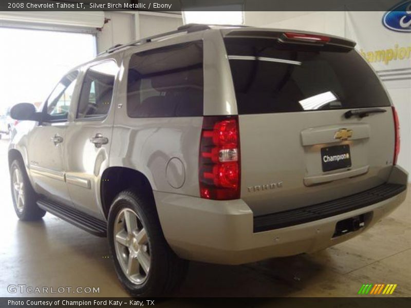 Silver Birch Metallic / Ebony 2008 Chevrolet Tahoe LT