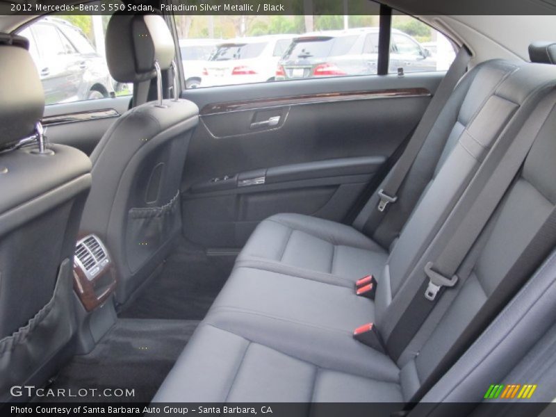 Paladium Silver Metallic / Black 2012 Mercedes-Benz S 550 Sedan
