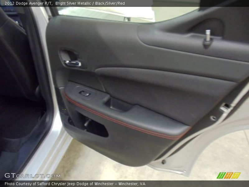 Bright Silver Metallic / Black/Silver/Red 2012 Dodge Avenger R/T