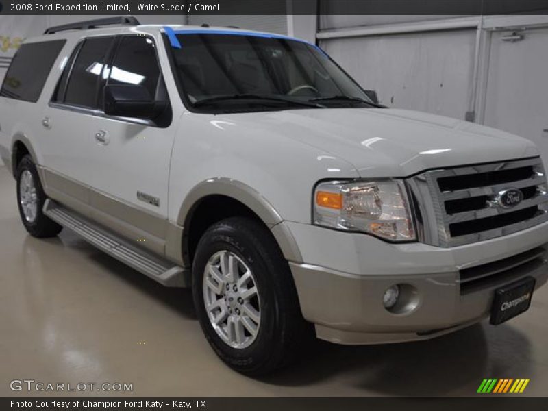 White Suede / Camel 2008 Ford Expedition Limited