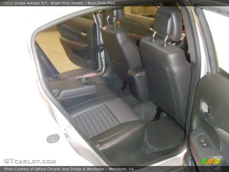 Bright Silver Metallic / Black/Silver/Red 2012 Dodge Avenger R/T