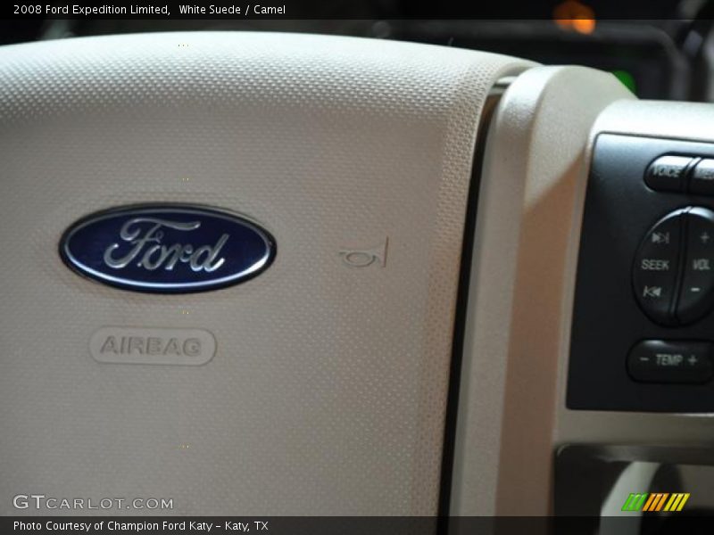 White Suede / Camel 2008 Ford Expedition Limited