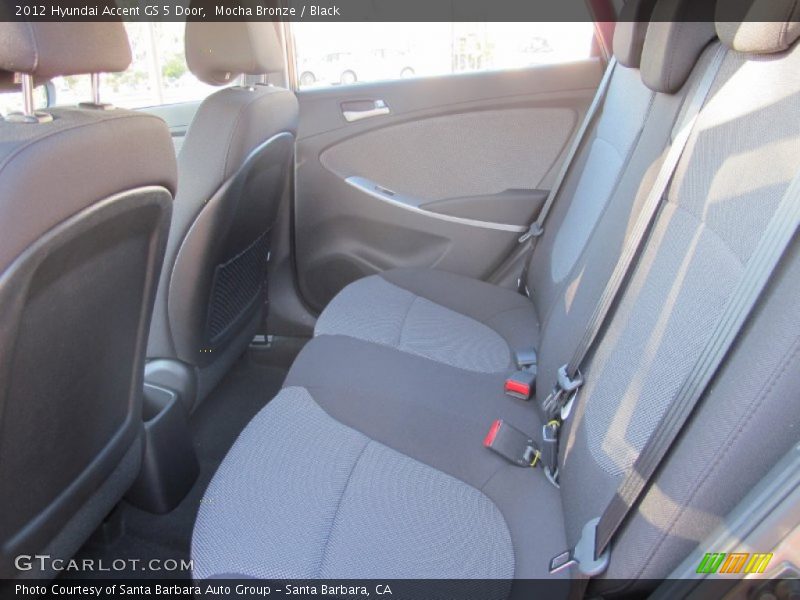 Mocha Bronze / Black 2012 Hyundai Accent GS 5 Door