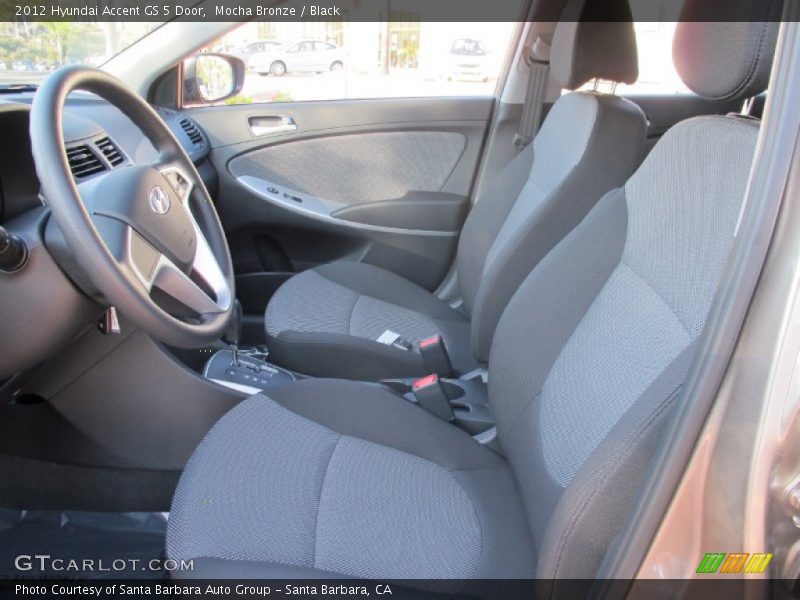 Mocha Bronze / Black 2012 Hyundai Accent GS 5 Door