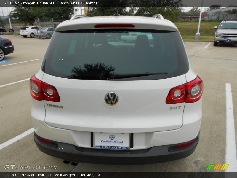 Candy White / Charcoal 2011 Volkswagen Tiguan SEL