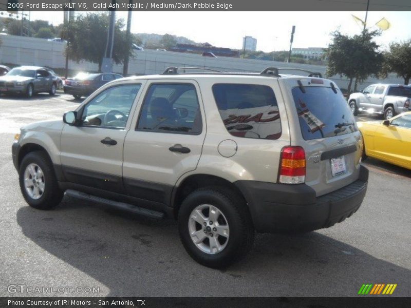 Gold Ash Metallic / Medium/Dark Pebble Beige 2005 Ford Escape XLT V6