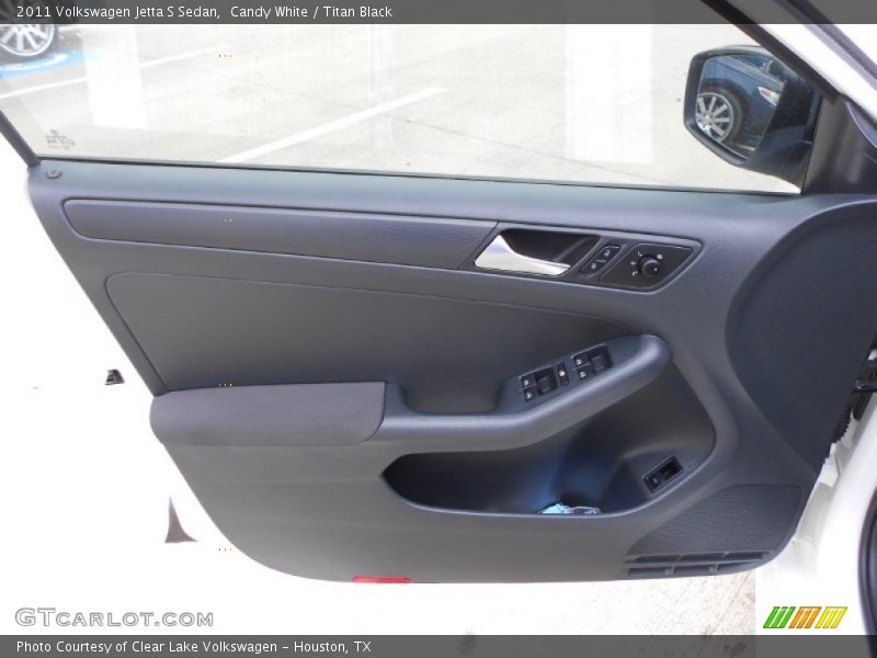 Candy White / Titan Black 2011 Volkswagen Jetta S Sedan
