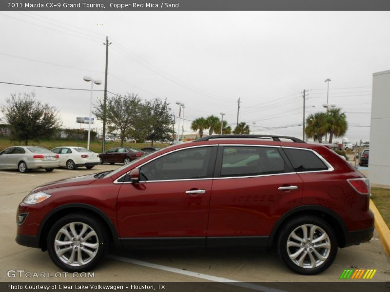 Copper Red Mica / Sand 2011 Mazda CX-9 Grand Touring