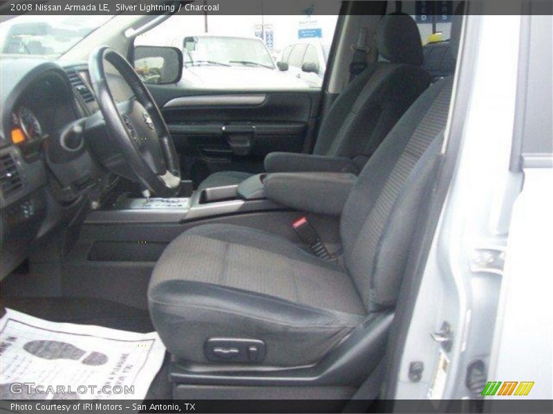 Silver Lightning / Charcoal 2008 Nissan Armada LE