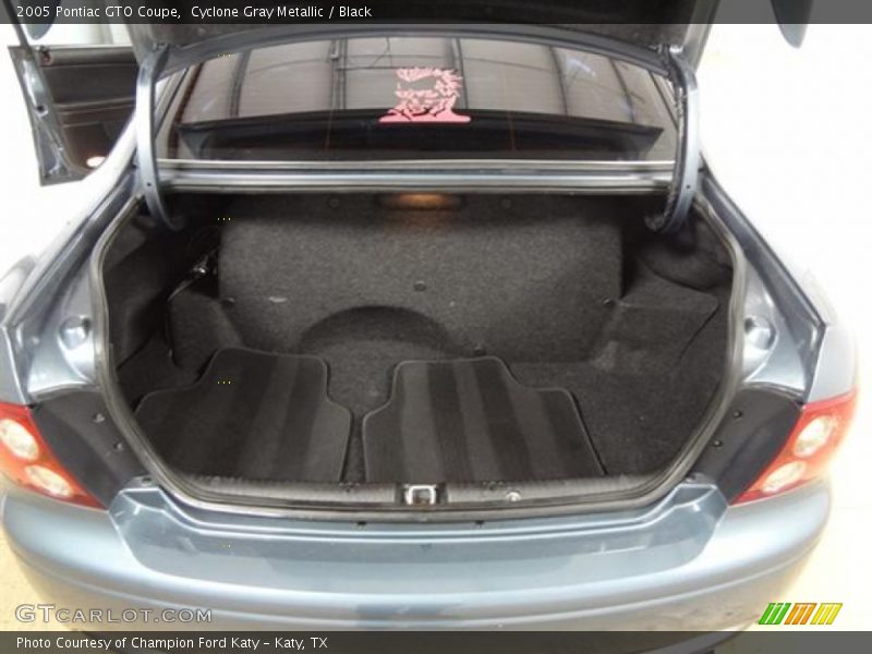 Cyclone Gray Metallic / Black 2005 Pontiac GTO Coupe