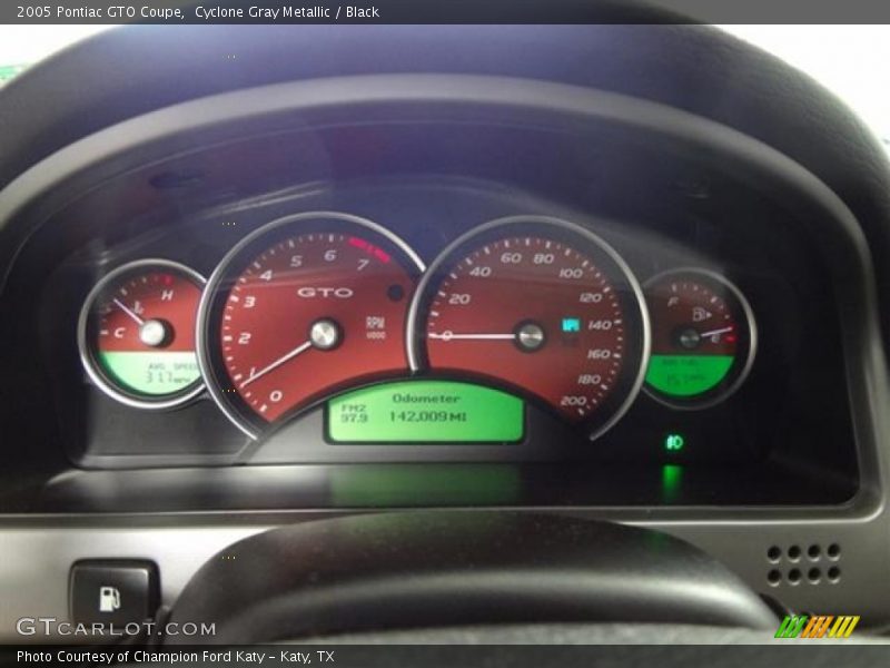  2005 GTO Coupe Coupe Gauges