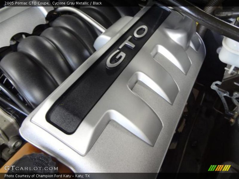 Cyclone Gray Metallic / Black 2005 Pontiac GTO Coupe