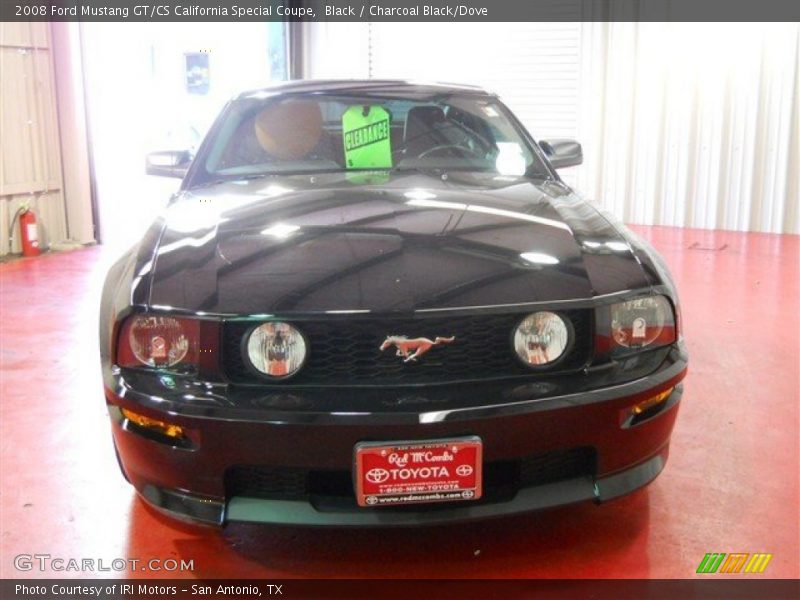 Black / Charcoal Black/Dove 2008 Ford Mustang GT/CS California Special Coupe