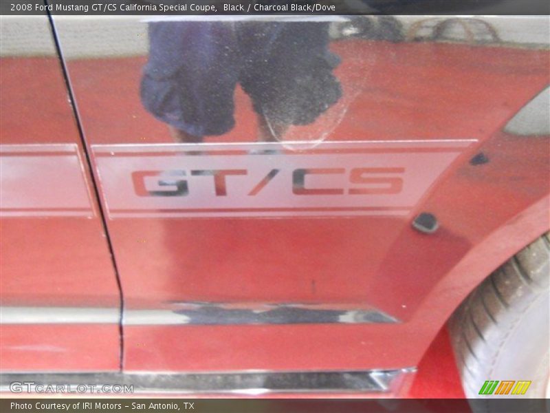 Black / Charcoal Black/Dove 2008 Ford Mustang GT/CS California Special Coupe