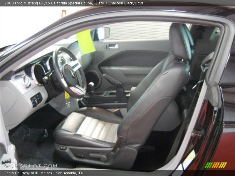 Black / Charcoal Black/Dove 2008 Ford Mustang GT/CS California Special Coupe