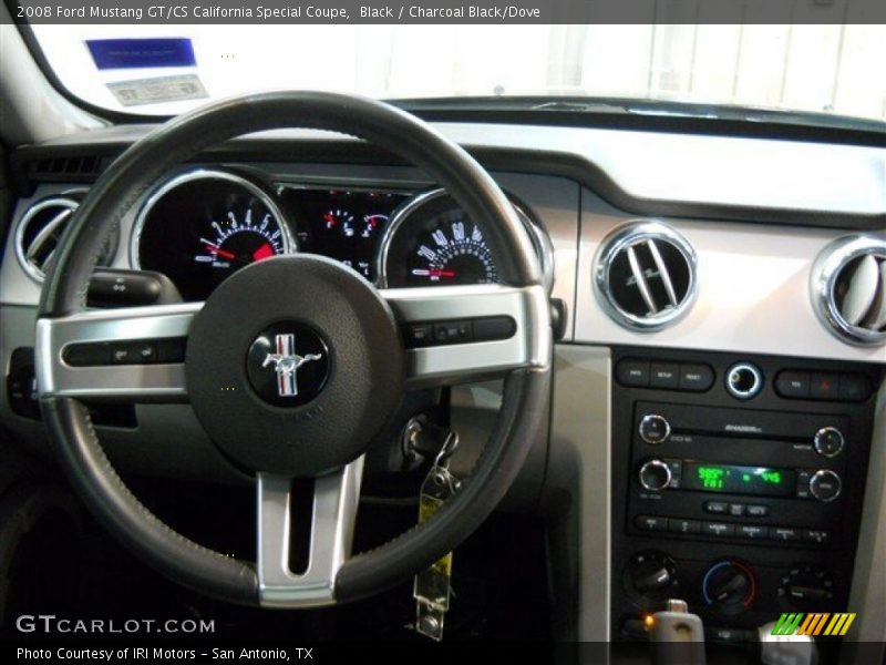 Black / Charcoal Black/Dove 2008 Ford Mustang GT/CS California Special Coupe