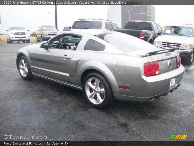 Vapor Silver Metallic / Black/Dove 2009 Ford Mustang GT/CS California Special Coupe