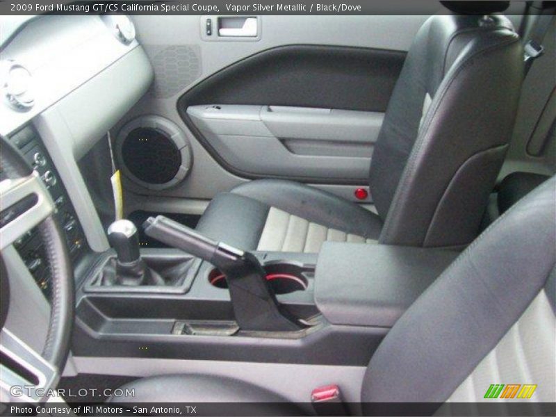 Vapor Silver Metallic / Black/Dove 2009 Ford Mustang GT/CS California Special Coupe
