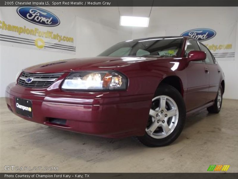 Sport Red Metallic / Medium Gray 2005 Chevrolet Impala LS