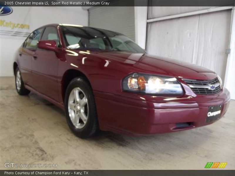 Sport Red Metallic / Medium Gray 2005 Chevrolet Impala LS