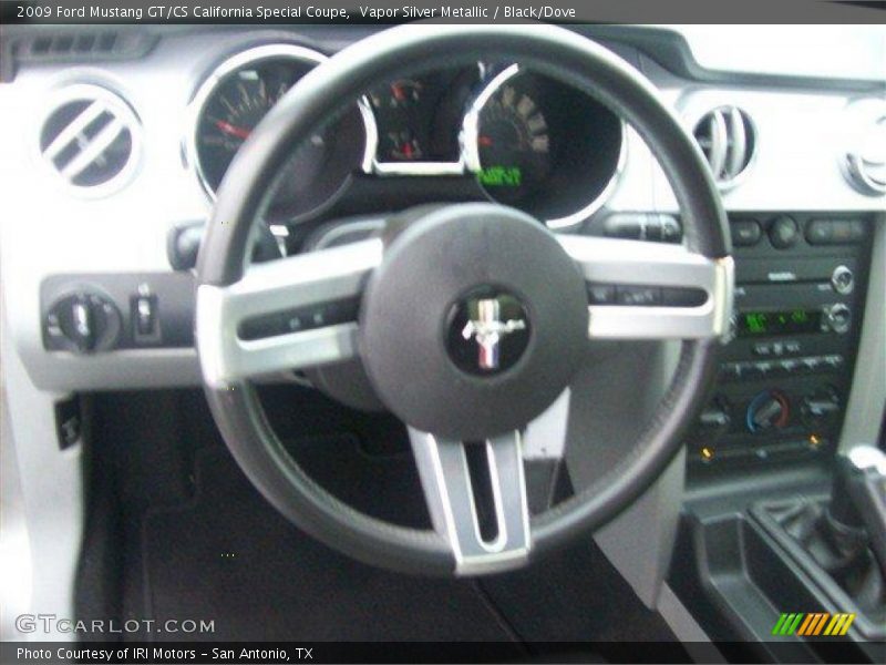 Vapor Silver Metallic / Black/Dove 2009 Ford Mustang GT/CS California Special Coupe