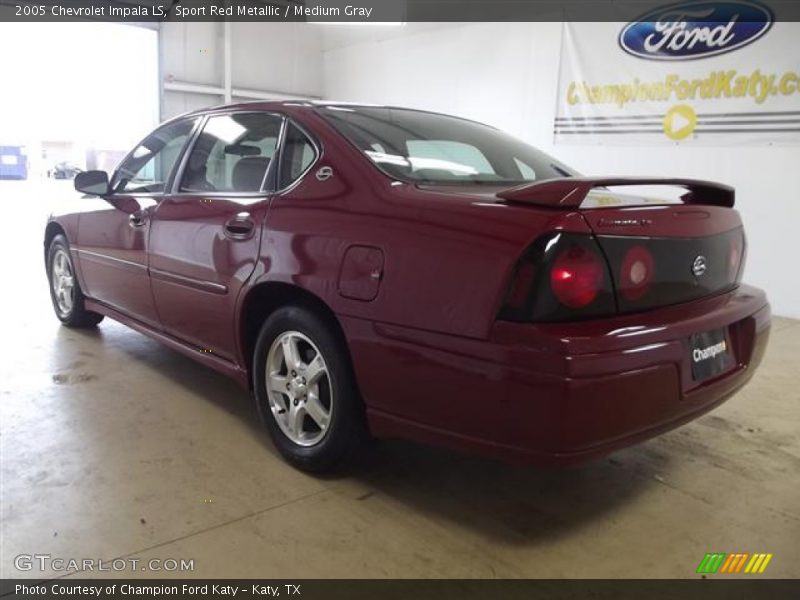 Sport Red Metallic / Medium Gray 2005 Chevrolet Impala LS
