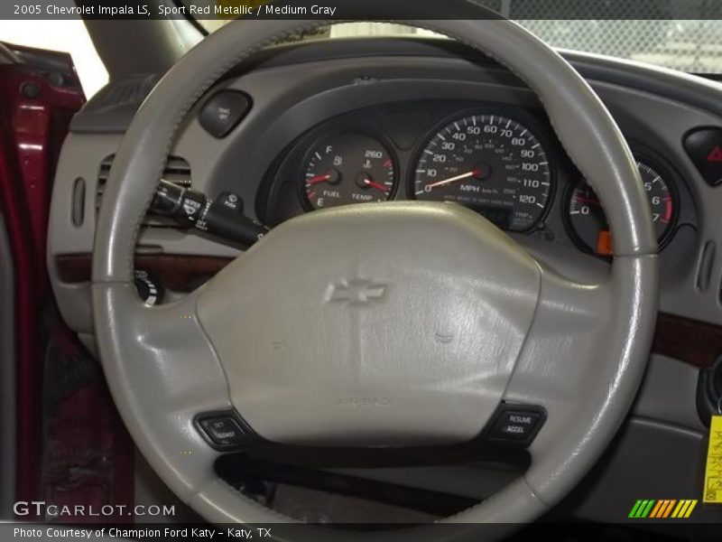 Sport Red Metallic / Medium Gray 2005 Chevrolet Impala LS