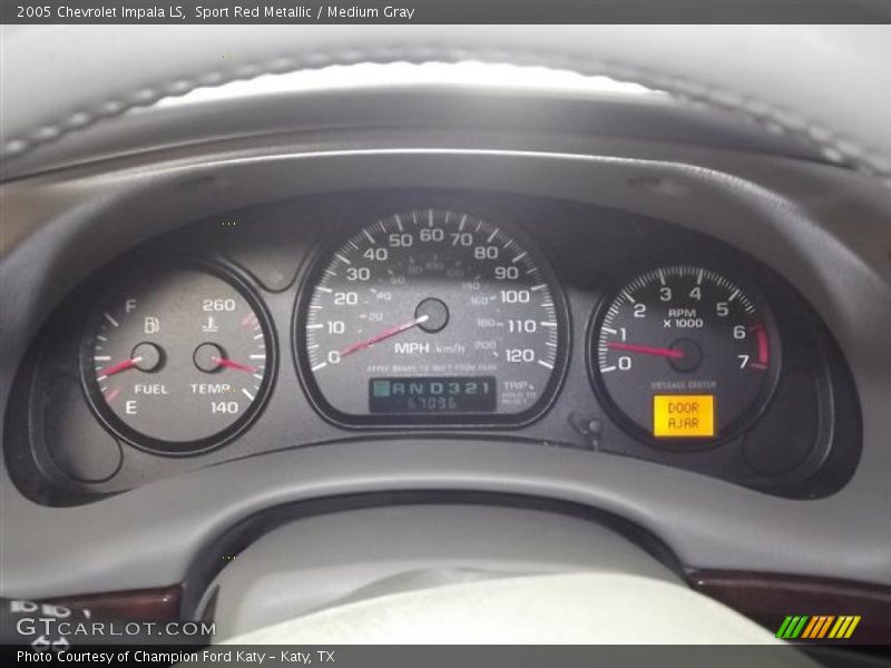 Sport Red Metallic / Medium Gray 2005 Chevrolet Impala LS