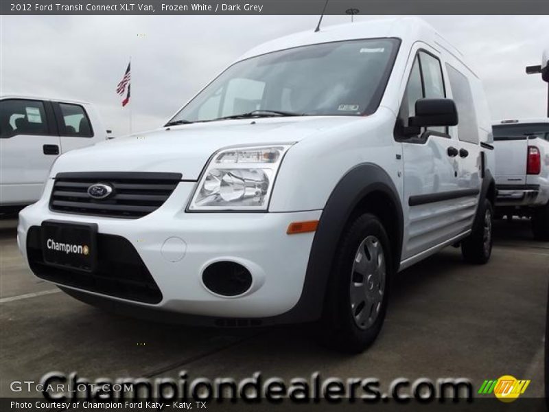 Frozen White / Dark Grey 2012 Ford Transit Connect XLT Van