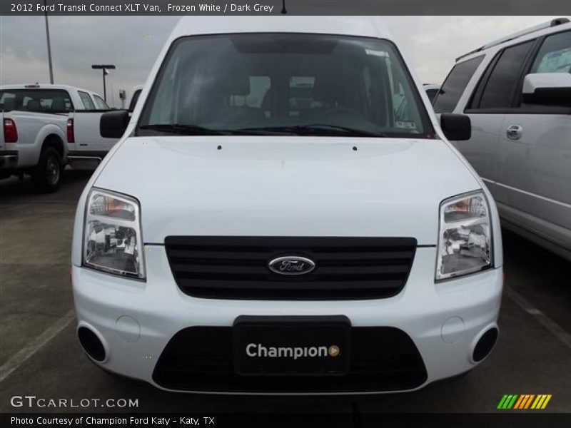 Frozen White / Dark Grey 2012 Ford Transit Connect XLT Van