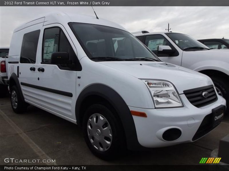 Frozen White / Dark Grey 2012 Ford Transit Connect XLT Van