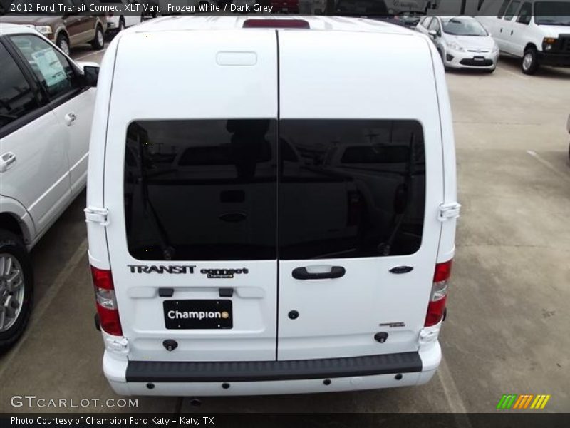 Frozen White / Dark Grey 2012 Ford Transit Connect XLT Van
