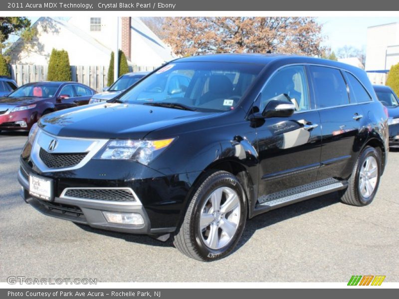 Crystal Black Pearl / Ebony 2011 Acura MDX Technology
